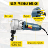 Speciality Appliances: VEVOR Electric Nibbler 1.8mm Heavy Duty Metal Sheet Cutter Stainless Steel 380W