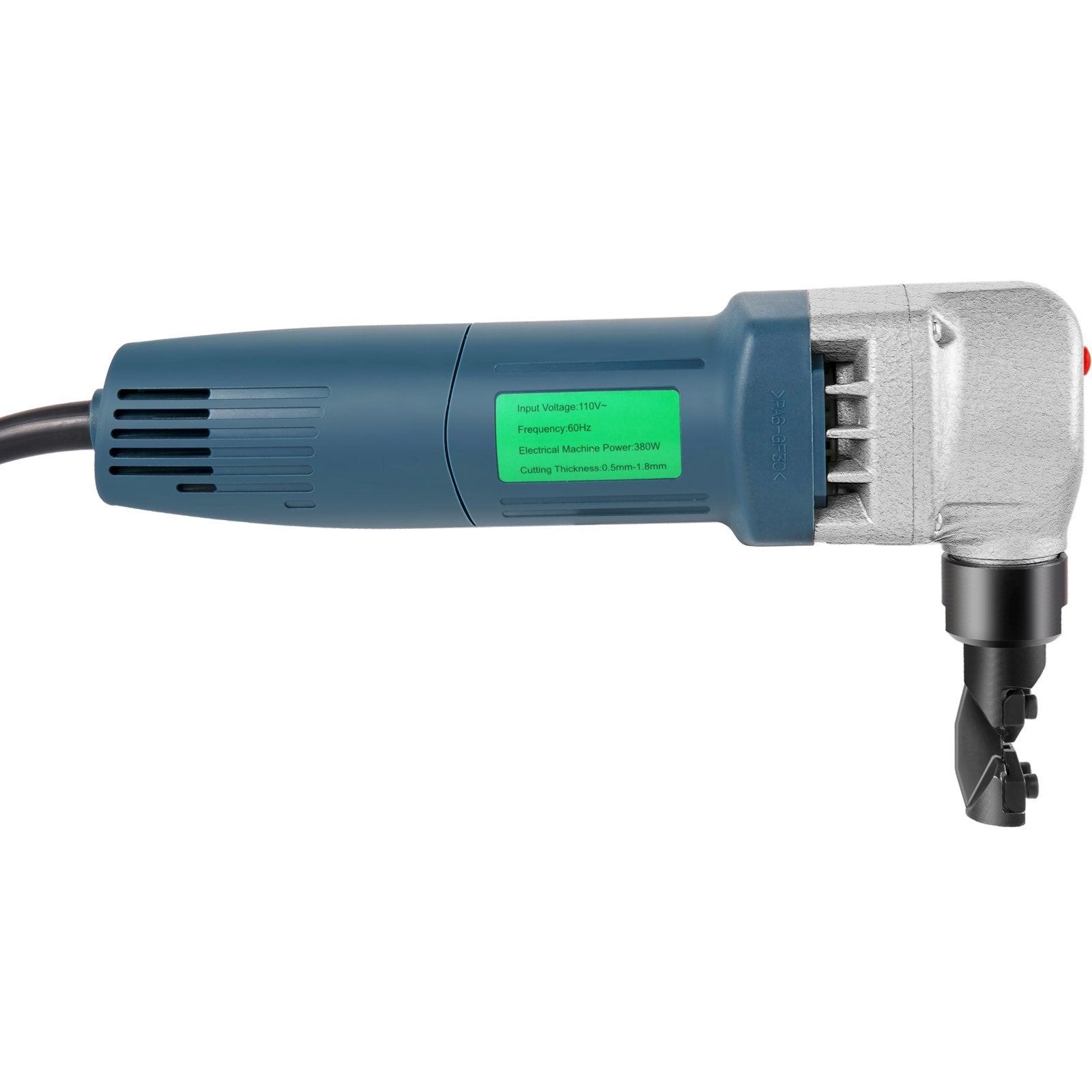 Electric Nibbler 1.8mm Heavy Duty Metal Sheet Cutter Stainless Steel 380W