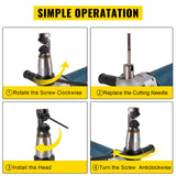 Speciality Appliances: VEVOR Electric Nibbler 4 mm Heavy Duty Metal Sheet Cutter Stainless Steel 625W