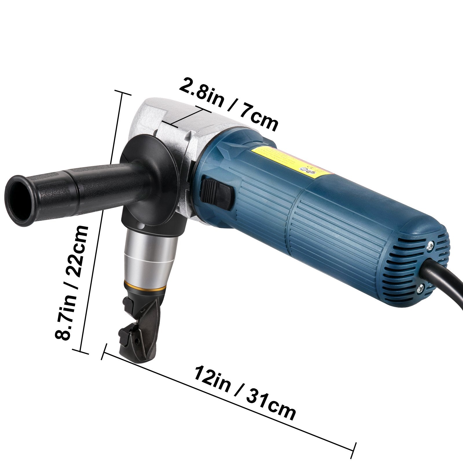Electric Nibbler 4 mm Heavy Duty Metal Sheet Cutter Stainless Steel 625W
