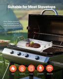 Paddles & Oars: VEVOR Stainless Steel Griddle, 18x16 inch Universal Flat Top Rectangular Plate, Gas Grill Griddle for BBQ Grill, Teppanyaki, Portable Family Cookware with Handle, for Camping Tailgating Party