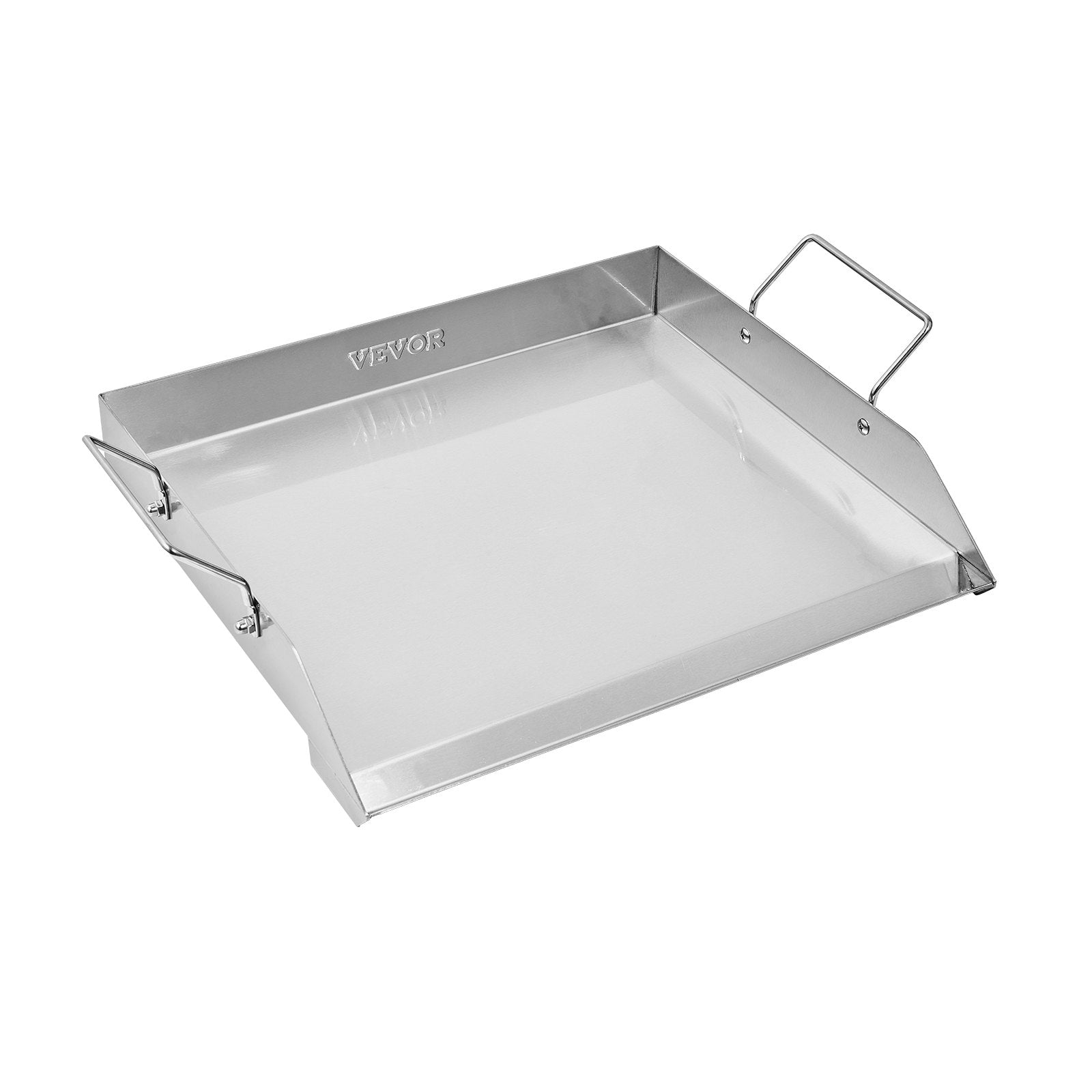 Paddles & Oars: VEVOR Stainless Steel Griddle, 18x16 inch Universal Flat Top Rectangular Plate, Gas Grill Griddle for BBQ Grill, Teppanyaki, Portable Family Cookware with Handle, for Camping Tailgating Party
