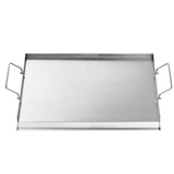 BBQ Tools: VEVOR Stainless Steel Griddle, 23x16 inch Universal Flat Top Rectangular Plate, Gas Grill Griddle for BBQ Grill, Teppanyaki, Portable Family Cookware with Handle, for Camping Tailgating Party