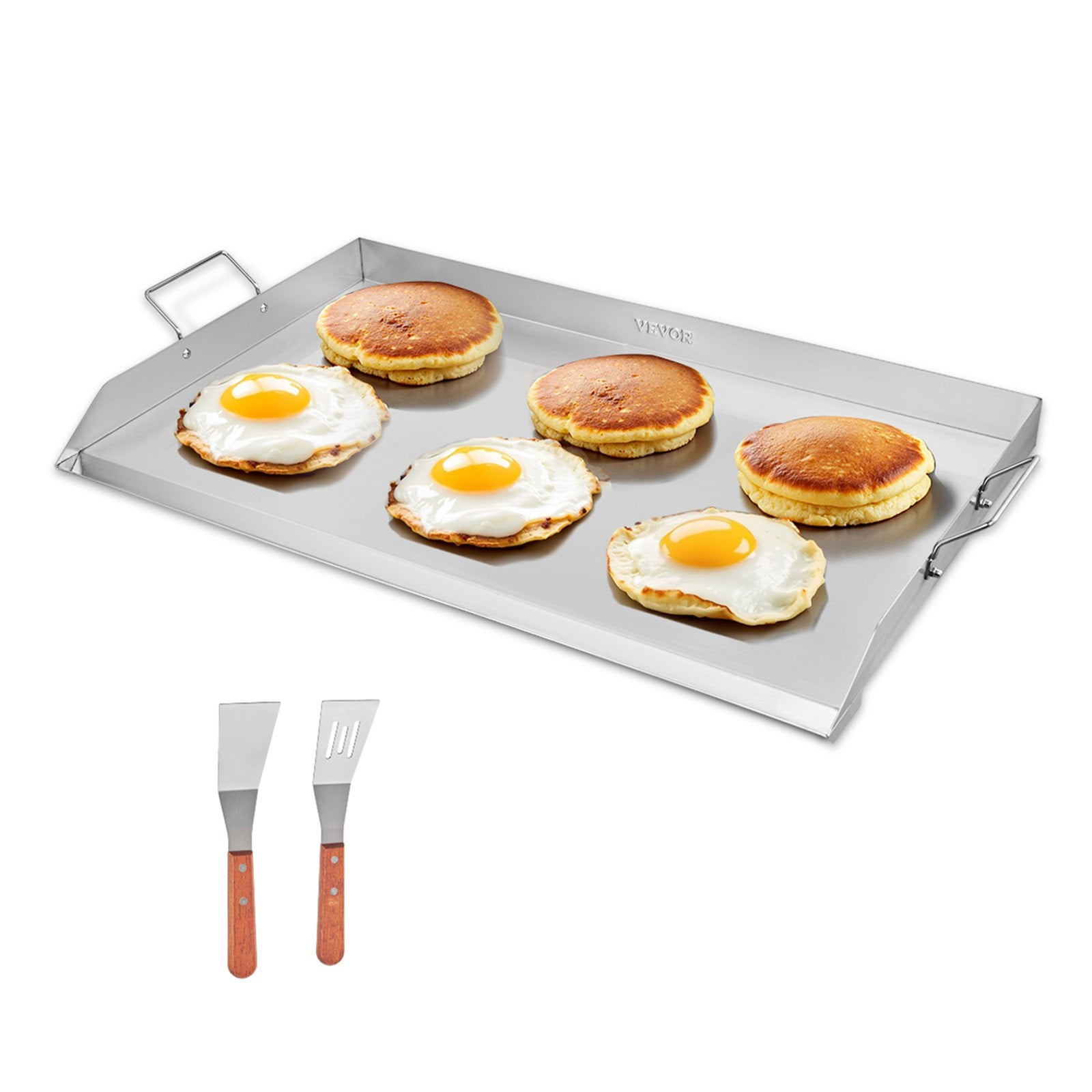 BBQ Tools: VEVOR 36x22 in Flat Top Griddle Stainless Steel Universal BBQ Grill Pan Cookware