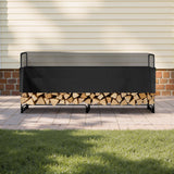 Coat Racks: VEVOR Firewood Rack with Waterproof Cover, 257 x 36 x 117 cm Outdoor Firewood Holder, 660lb Weight Capacity, 1/2 Cord Log Holder, Half-Covered, Powder-coated Wood Storage Rack for Fireplace Deck