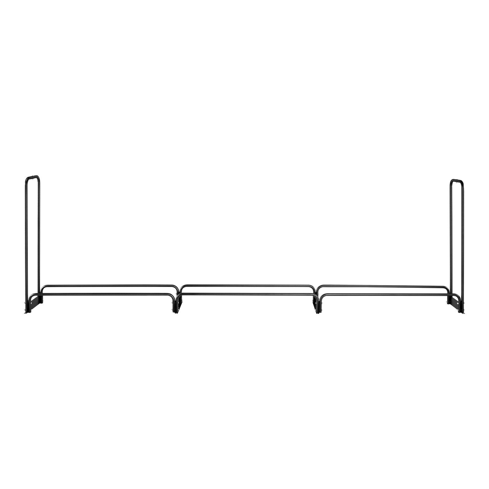 Coat Racks: VEVOR Firewood Rack with Waterproof Cover, 383 x 36 x 117 cm Outdoor Firewood Holder, 660lb Weight Capacity, 1/2 Cord Log Holder, Half-Covered, Powder-coated Wood Storage Rack for Fireplace Deck