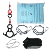Fishing Tackle: VEVOR Aerial Silk & Yoga Swing, 10 m Length, Aerial Yoga Hammock Kit with 100gsm Nylon Fabric, Full Rigging Hardware & Easy Set-up Guide, Antigravity Flying for All Levels Fitness Bodybuilding, Blue