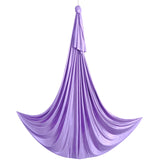 Exercise Bikes: VEVOR Aerial Yoga Hammock & Swing, 4 m Length, Yoga Starter Kit with 100gsm Nylon Fabric, Full Rigging Hardware and Easy Set-up Guide, Antigravity Flying for All Levels Fitness Bodybuilding, Purple