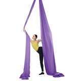 Exercise Bikes: VEVOR Aerial Yoga Hammock & Swing, 4 m Length, Yoga Starter Kit with 100gsm Nylon Fabric, Full Rigging Hardware and Easy Set-up Guide, Antigravity Flying for All Levels Fitness Bodybuilding, Purple