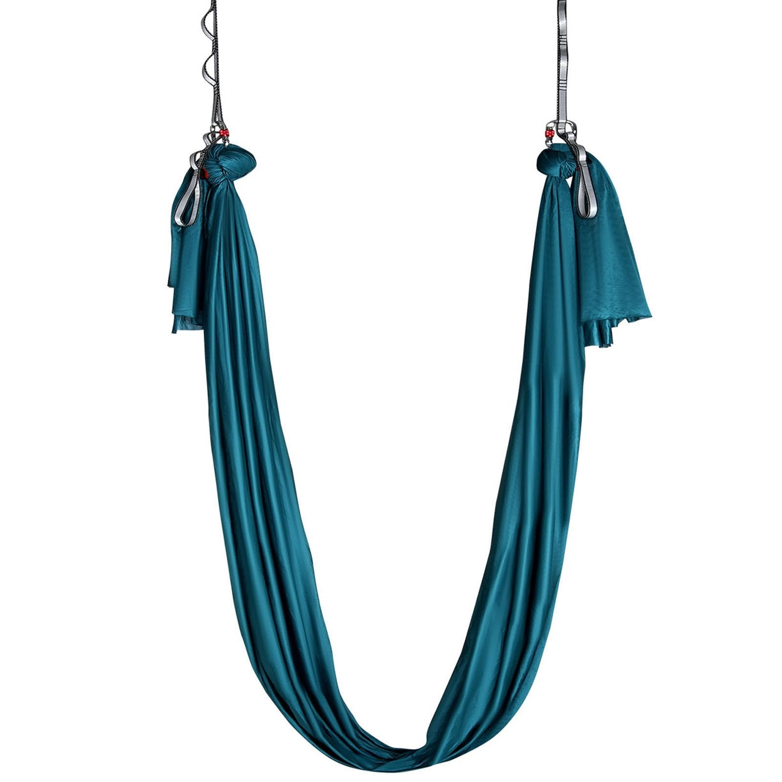Outdoor Sofas & Lounge Sets: VEVOR Aerial Yoga Hammock & Swing, 5 m Length Aerial Yoga Starter Kit with 100gsm Nylon Fabric, Full Rigging Hardware & Easy Set-up Guide, Antigravity Flying for All Levels Fitness Bodybuilding, Green