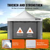 Canopies & Gazebos: VEVOR Pop Up Canopy Tent Outdoor Gazebo Tent 10x10FT with Sidewalls & Bag White