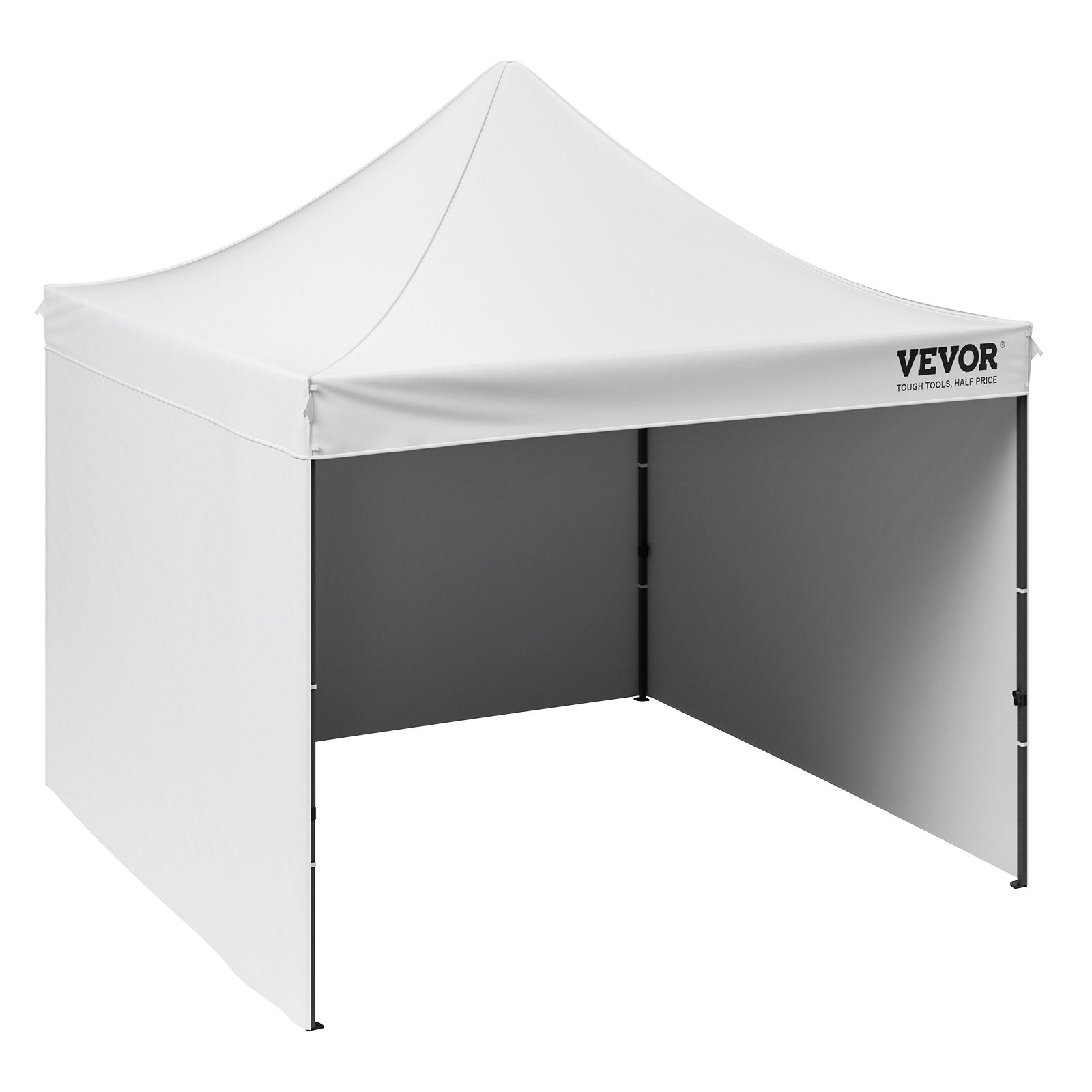 Canopies & Gazebos: VEVOR Pop Up Canopy Tent Outdoor Gazebo Tent 10x10FT with Sidewalls & Bag White