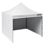Canopies & Gazebos: VEVOR Pop Up Canopy Tent Outdoor Gazebo Tent 10x10FT with Sidewalls & Bag White