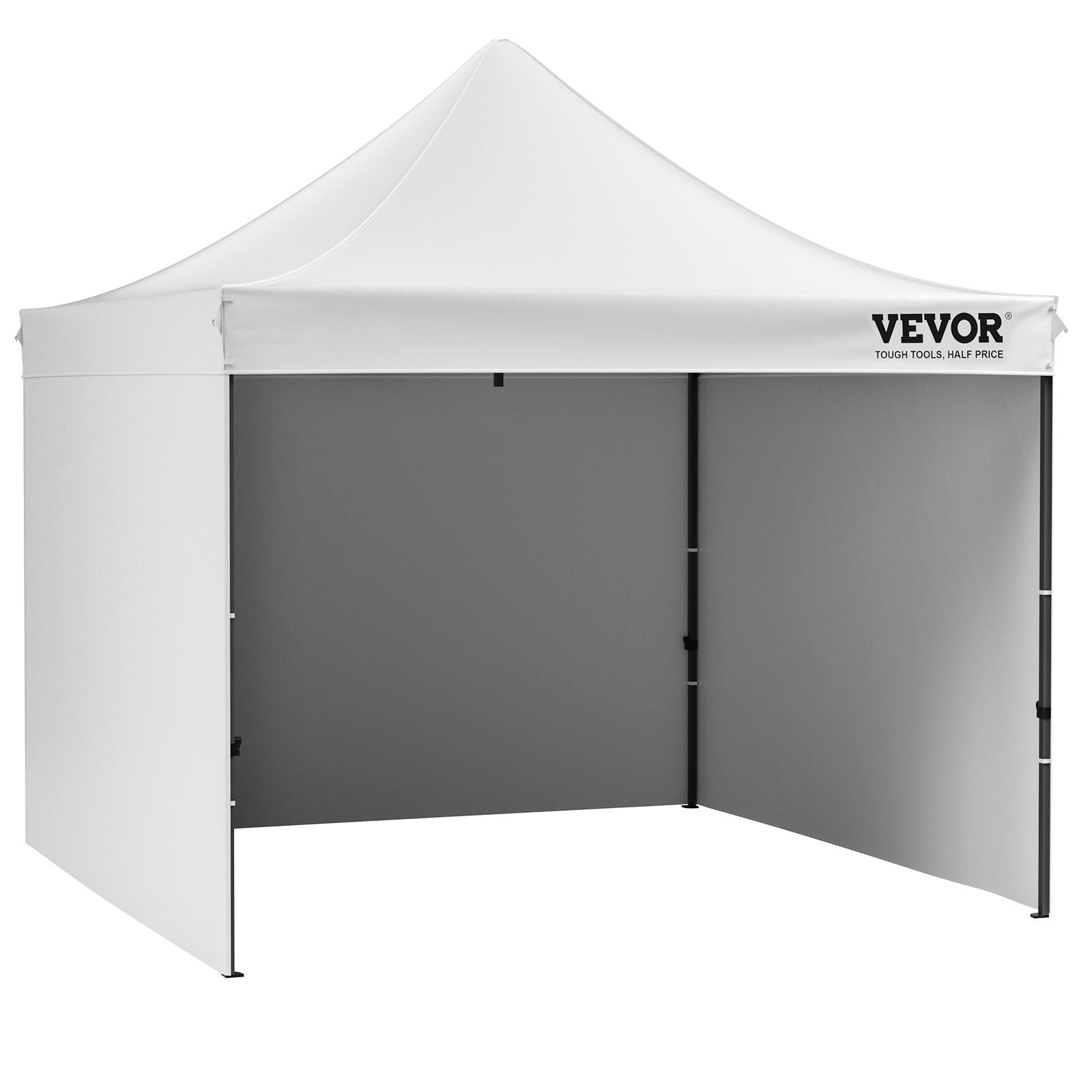 Canopies & Gazebos: VEVOR Pop Up Canopy Tent Outdoor Gazebo Tent 10x10FT with Sidewalls & Bag White
