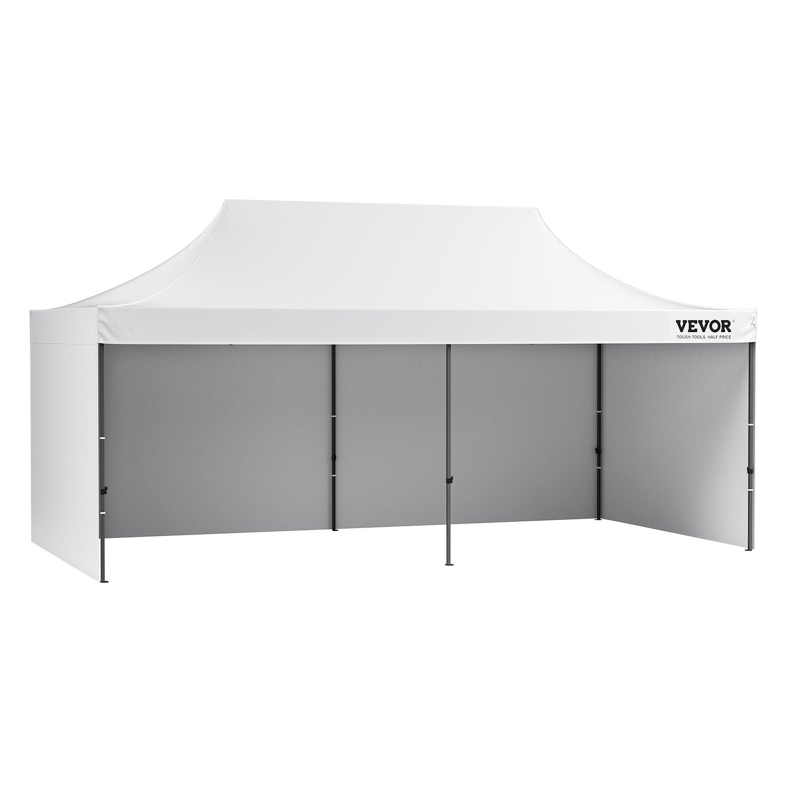 Canopies & Gazebos: VEVOR Pop Up Canopy Tent Outdoor Gazebo Tent 10x20FT with Sidewalls & Bag White