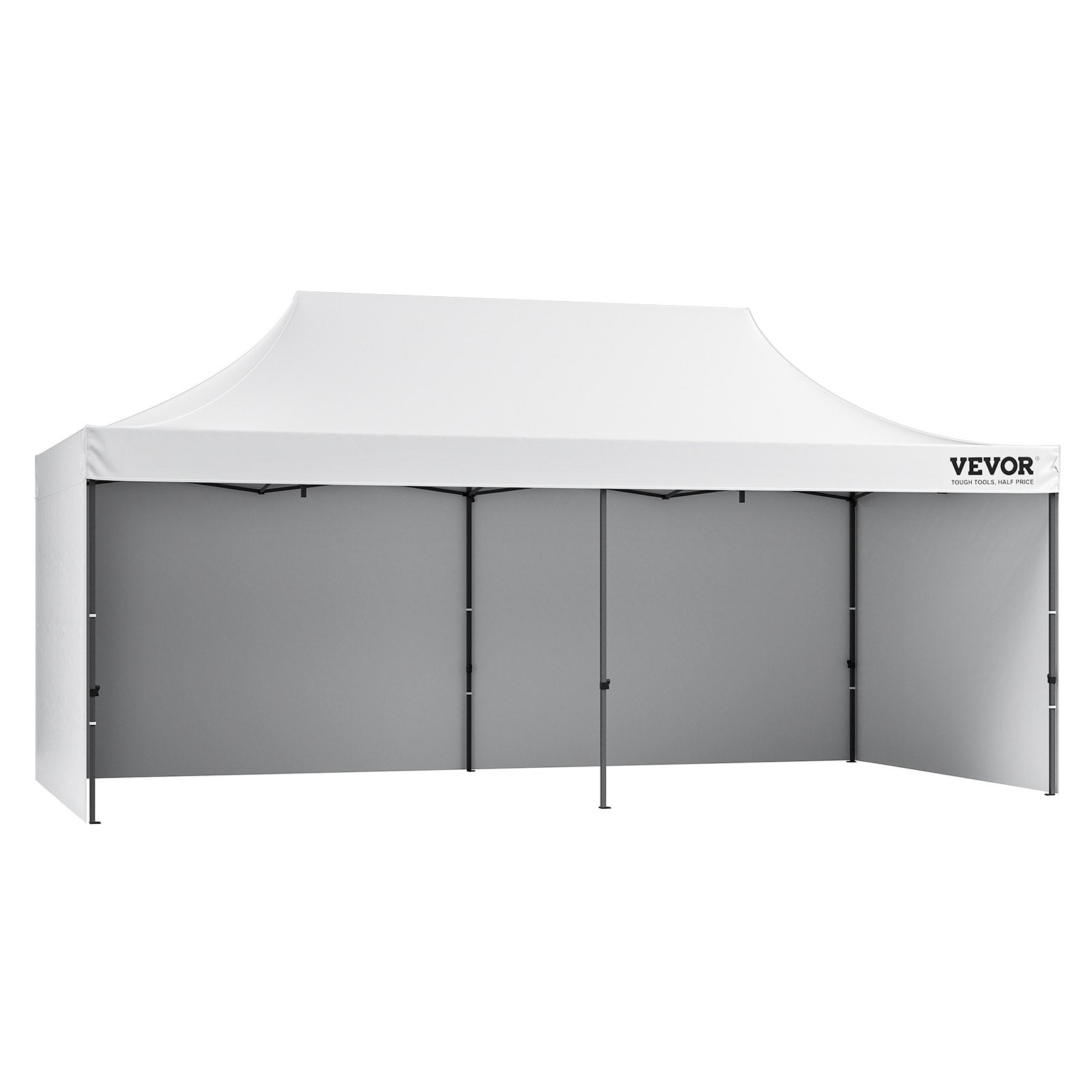 Canopies & Gazebos: VEVOR Pop Up Canopy Tent Outdoor Gazebo Tent 10x20FT with Sidewalls & Bag White