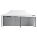 Canopies & Gazebos: VEVOR Pop Up Canopy Tent Outdoor Gazebo Tent 10x20FT with Sidewalls & Bag White