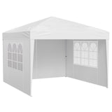 Canopies & Gazebos: VEVOR Pop Up Canopy, 2.95 x 2.95 m Instant Canopy Portable Gazebo with 3 Sidewalls & 2 Ventilated Windows, Height Adjustable Pop-Up Outdoor Shelter Tent for Events, Patio, Backyard, Party, Parking