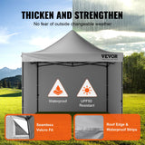 Canopies & Gazebos: VEVOR  304.8 x 304.8 cm Pop up Canopy with Removable Sidewalls, Instant Canopies Portable Gazebo & Wheeled Bag, UV Resistant Waterproof, Enclosed Canopy Tent for Outdoor Events, Patio, Backyard, Party