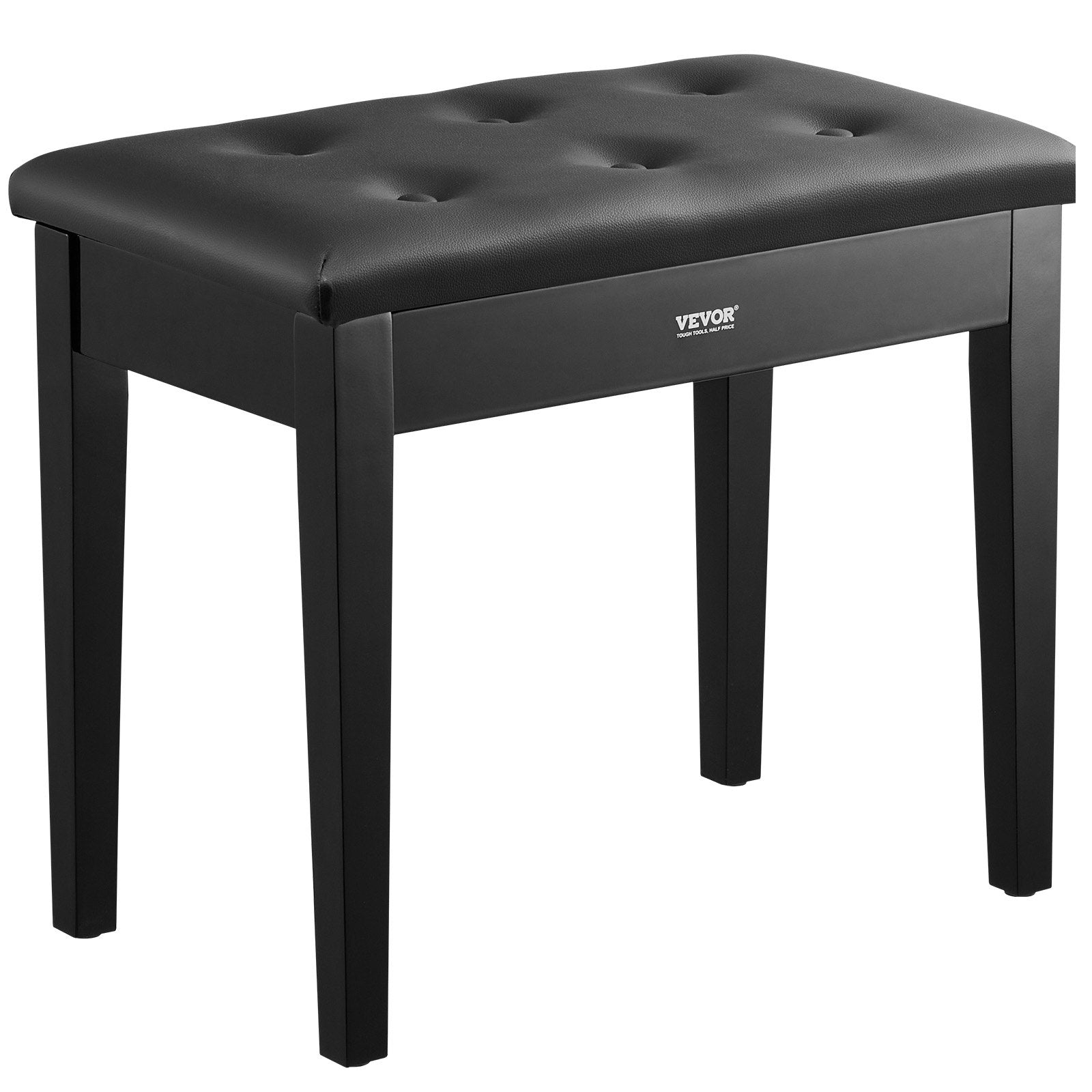 Basketball & Basketball Accessories: VEVOR Piano Bench, 22" x 13.78" x 19", Keyboard Piano Chair with High-Density Padded Cushion, Storage Compartment for Music Books, Wooden Piano Bookcase Stool Seat, for Vanity, Living Room, Bedroom