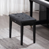 Basketball & Basketball Accessories: VEVOR Piano Bench, 22" x 13.78" x 19", Keyboard Piano Chair with High-Density Padded Cushion, Storage Compartment for Music Books, Wooden Piano Bookcase Stool Seat, for Vanity, Living Room, Bedroom
