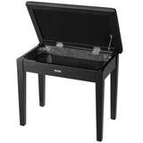 Basketball & Basketball Accessories: VEVOR Piano Bench, 22" x 13.78" x 19", Keyboard Piano Chair with High-Density Padded Cushion, Storage Compartment for Music Books, Wooden Piano Bookcase Stool Seat, for Vanity, Living Room, Bedroom