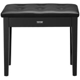 Basketball & Basketball Accessories: VEVOR Piano Bench, 22" x 13.78" x 19", Keyboard Piano Chair with High-Density Padded Cushion, Storage Compartment for Music Books, Wooden Piano Bookcase Stool Seat, for Vanity, Living Room, Bedroom
