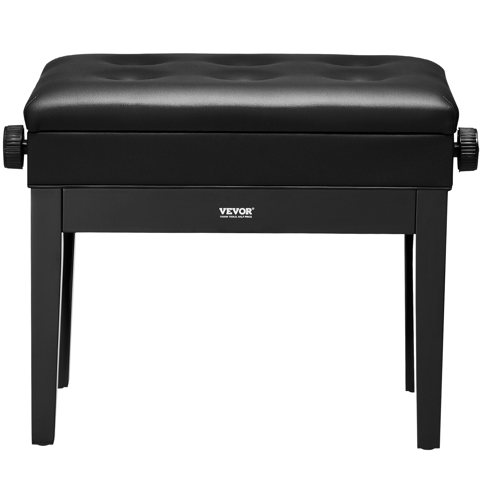 Mouse & Accessories: VEVOR Piano Bench, Keyboard Piano Chair with 19.3"-22.8" Adjustable Height, Padded Cushion, Storage Compartment for Music Books, Heavy Duty Wooden Piano Stool Seat, for Vanity, Living Room, Bedroom