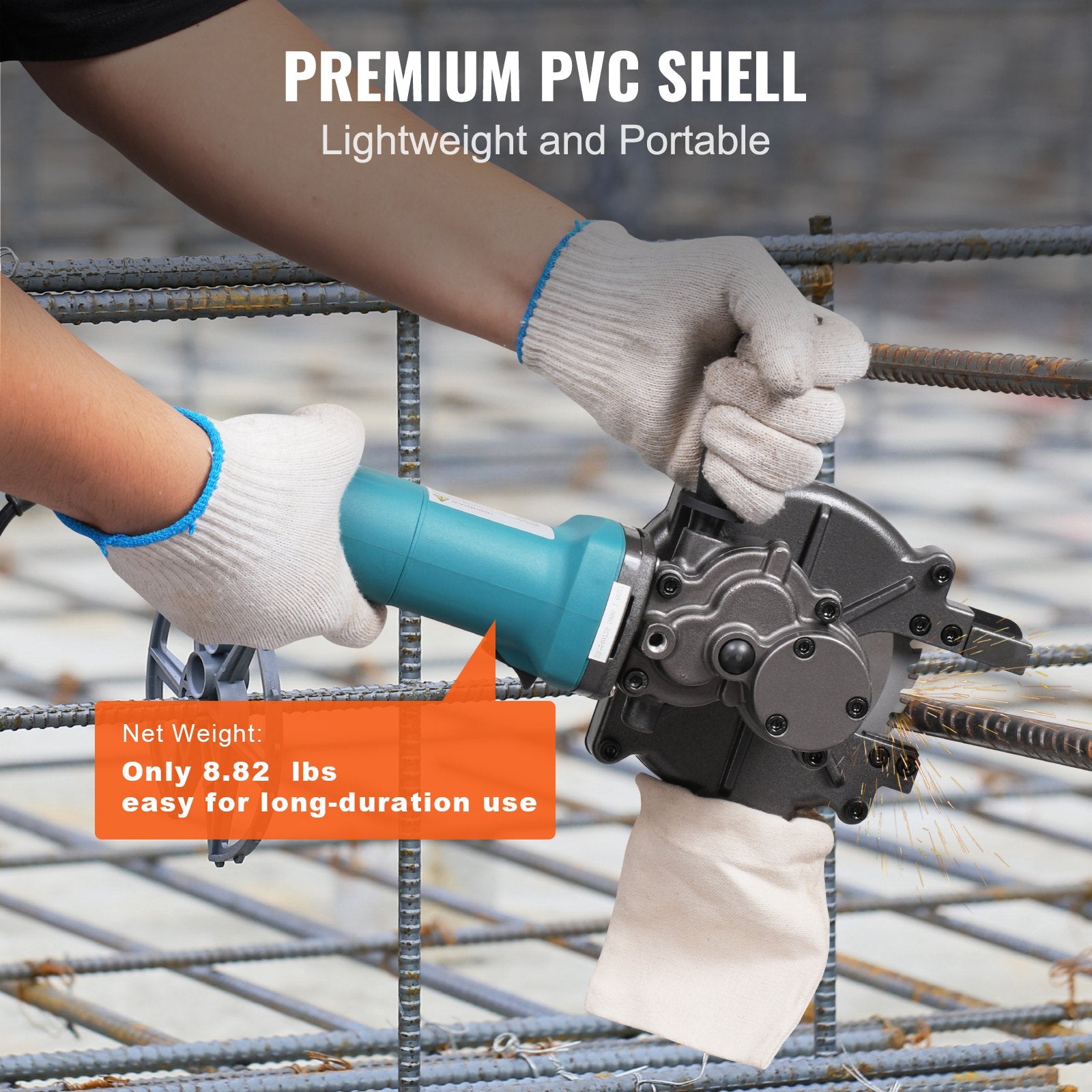 Chainsaws: VEVOR 1100W Electric Rebar Cutter Cutting up to 3/2In 4-40mm