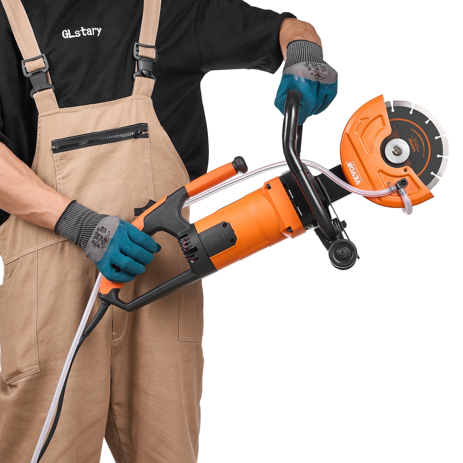 Chainsaws: VEVOR Electric Concrete Saw, 7 in Circular Saw Cutter, 2000 W High Power with Max. 2.5 in Cutting Depth, Wet/Dry Disk Saw Cutter Includes Water Line, Pump and Blade, for Stone, Brick