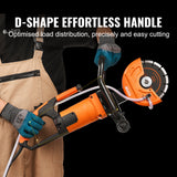 Chainsaws: VEVOR Electric Concrete Saw, 7 in Circular Saw Cutter, 2000 W High Power with Max. 2.5 in Cutting Depth, Wet/Dry Disk Saw Cutter Includes Water Line, Pump and Blade, for Stone, Brick