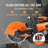 Power Saws: VEVOR 30.48cm Electric Concrete Saw Wet/Dry Saw Cutter with Water Pump and Blade