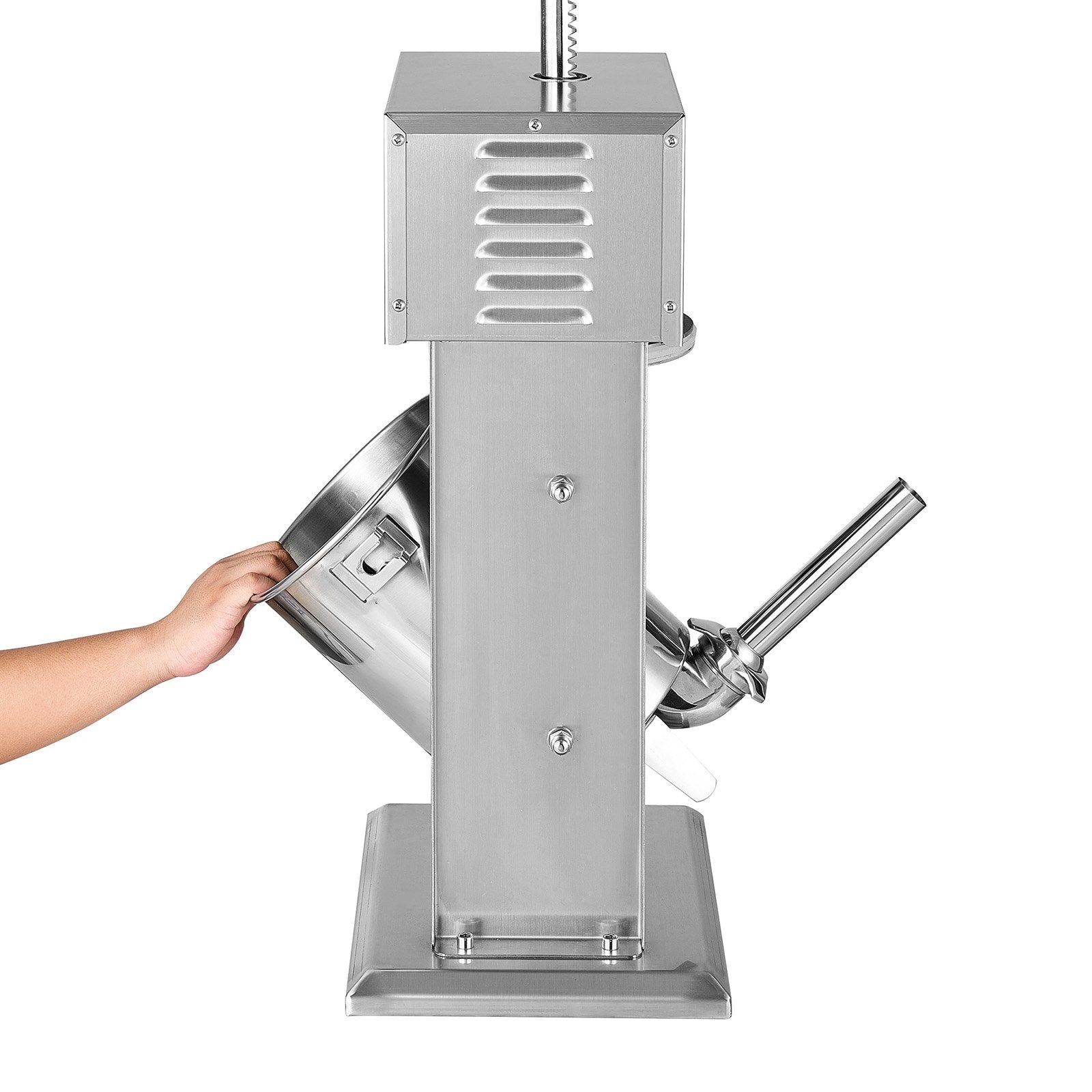 Food Storage: VEVOR Electric Sausage Stuffer, 22 LBS / 10 L Vertical Meat Stuffer, Stepless Speed Control and Foot Pedal, Stainless Steel Heavy Duty Sausage Filler with 4 Stuffing Tubes, for Commercial & Home Use