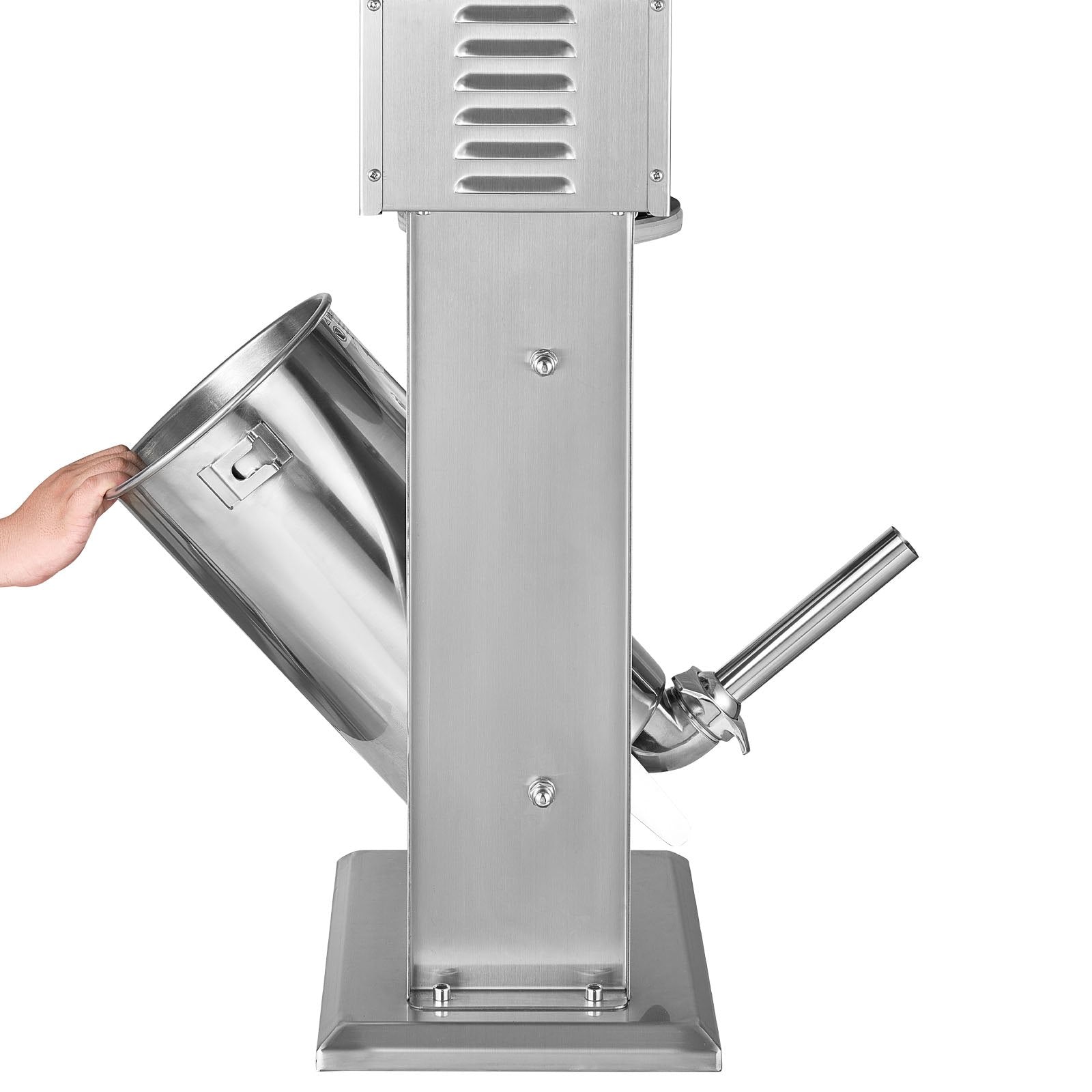 Food Storage: VEVOR Electric Sausage Stuffer, 33 LBS / 15 L Vertical Meat Stuffer, Stepless Speed Control and Foot Pedal, Stainless Steel Heavy Duty Sausage Filler with 4 Stuffing Tubes, for Commercial & Home Use