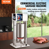 Speciality Appliances: VEVOR Electric Sausage Stuffer 15L Variable Speed Sausage Maker Stainless Steel