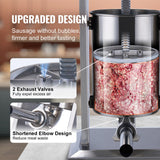 Farm Equipment: VEVOR Electric Sausage Stuffer, 12 L / 25 LBS Vertical Meat Stuffer, 200W Motor, Stepless Speed Control and Foot Pedal, Made of Food-grade 304 Stainless Steel, 5 Stuffing Tubes for Home, Commercial