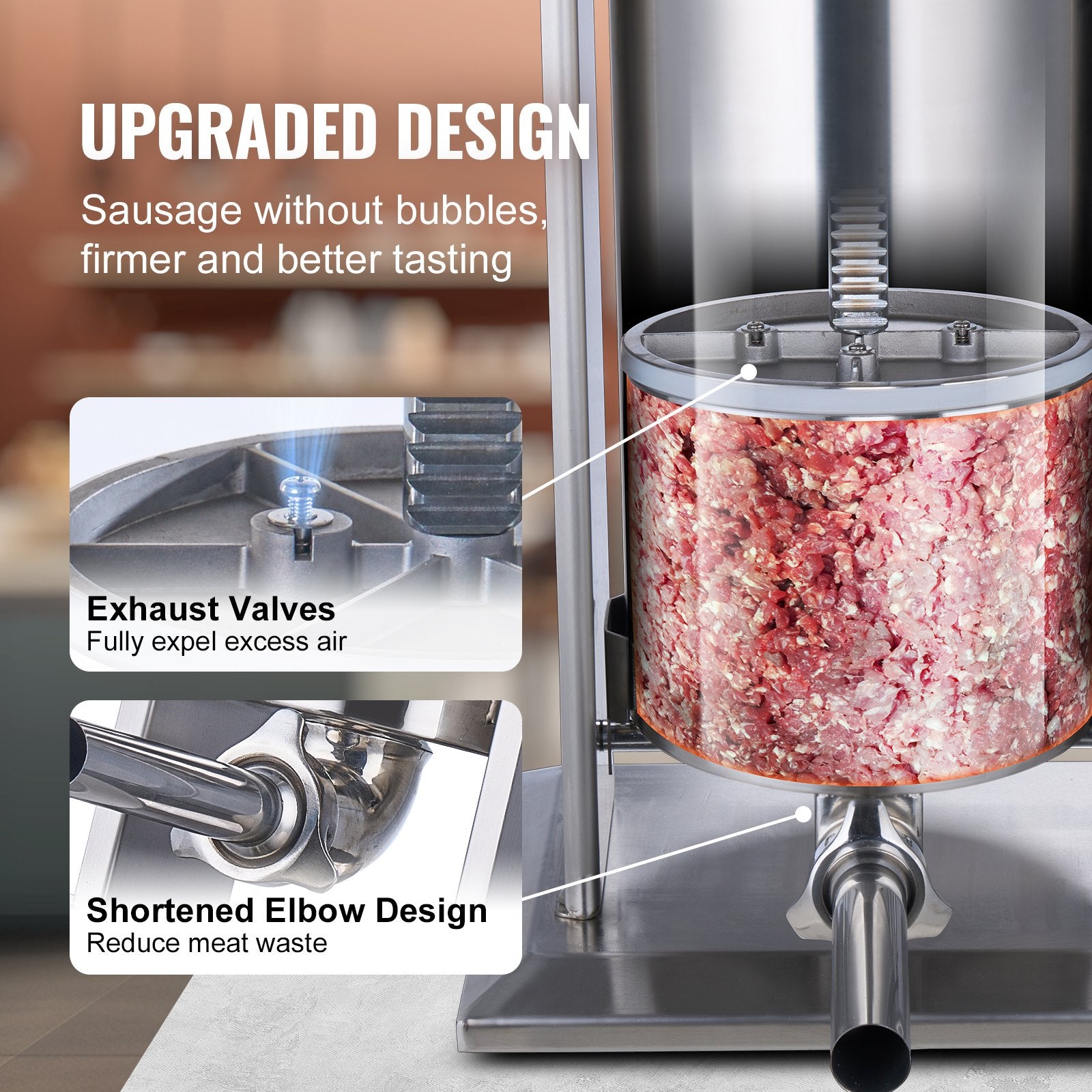 Farm Equipment: VEVOR Electric Sausage Stuffer 25 L Vertical Meat Stuffer 304 Stainless Steel
