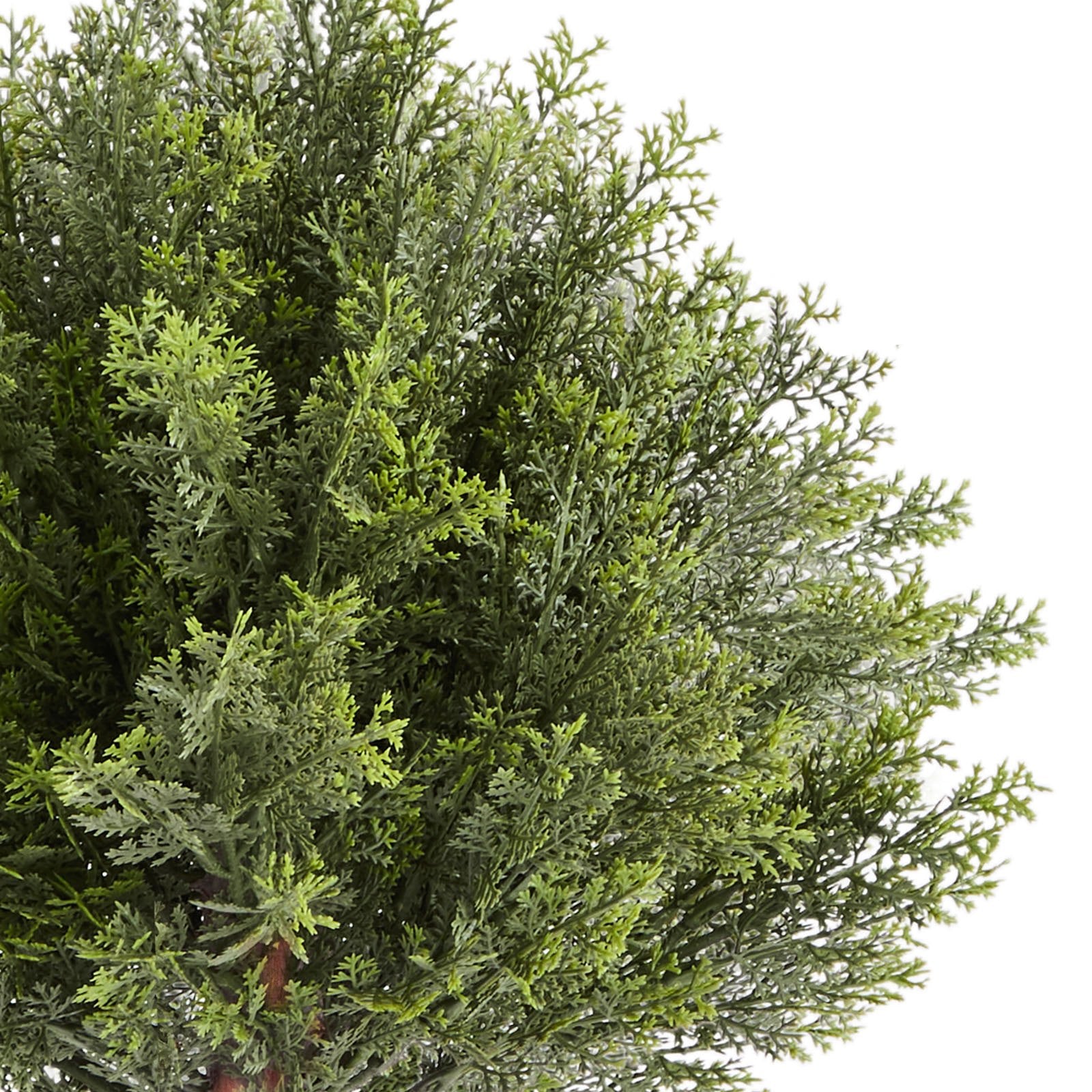 Artificial Trees: VEVOR Artificial Topiary Cypress Trees with Ground Spike, 2 Set 406mm Faux Shrubs & Bushes Potted Plants, Fake Silk Tree Look Real for Decor Front Porch Outdoor Indoor Patio Garden Balcony Backyard