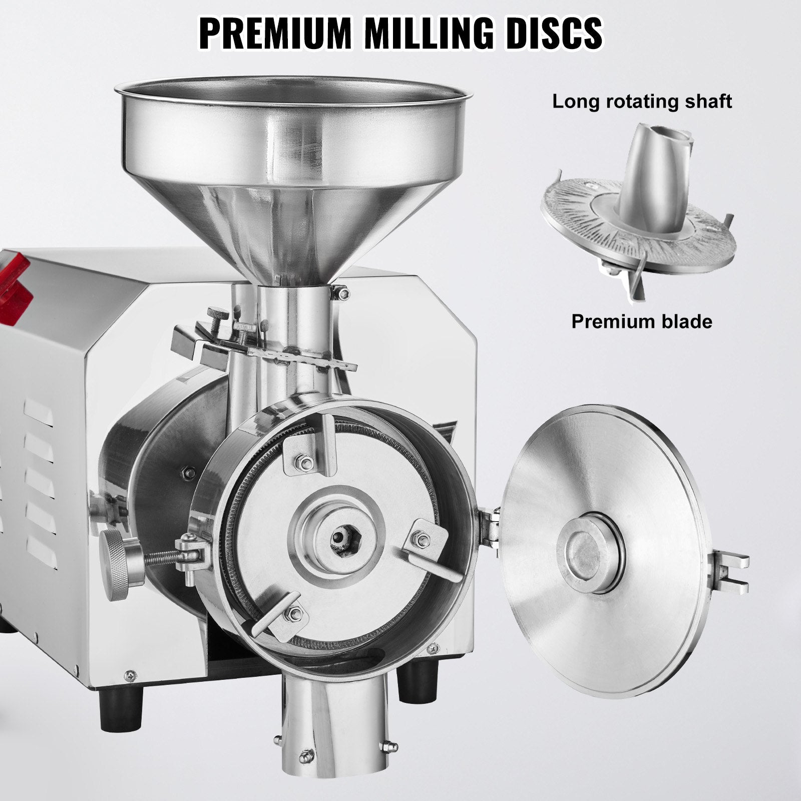 Gardening Tools: VEVOR Grain Grind Mill Grain Grinding Machine 3000W Food Processing Machinery