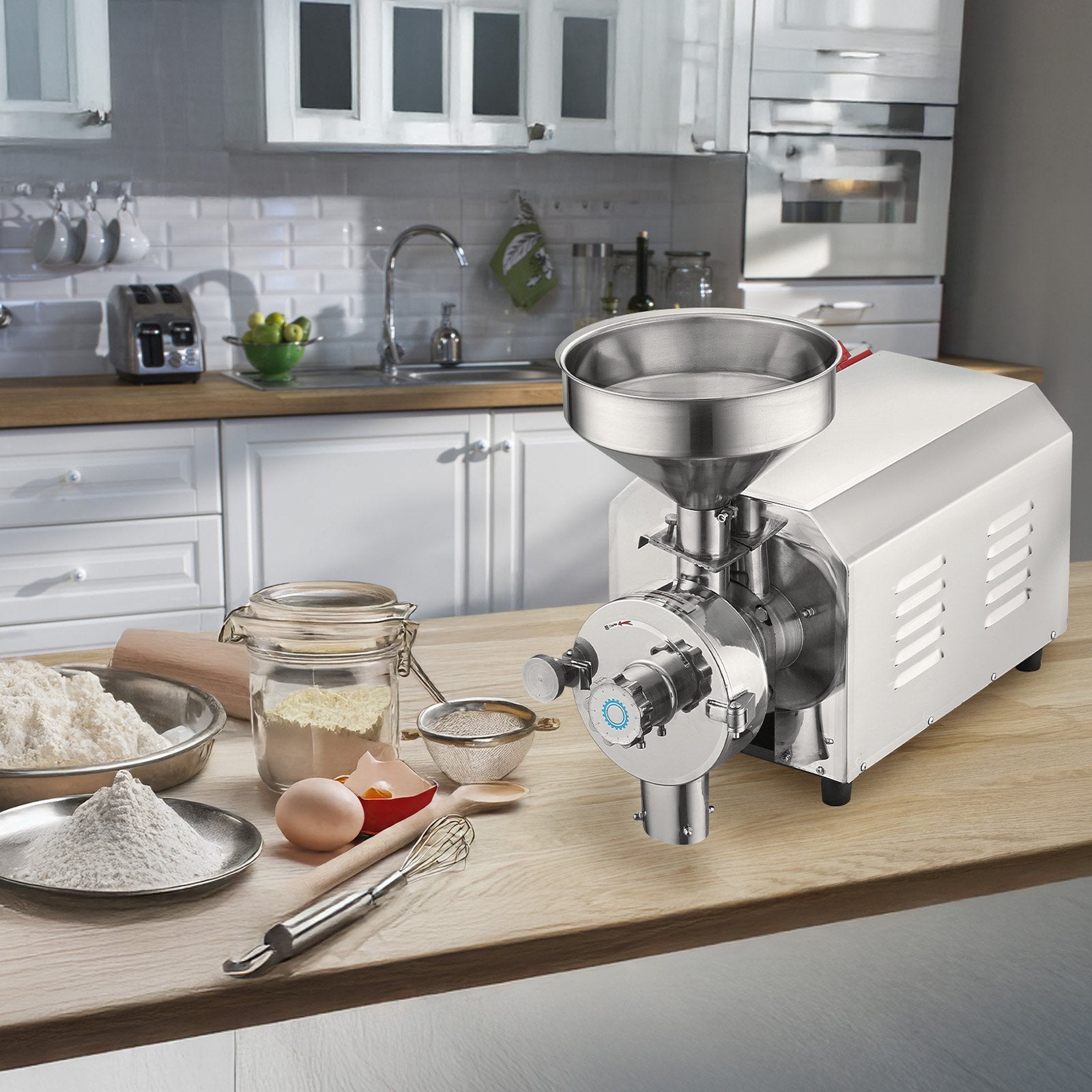 Gardening Tools: VEVOR Grain Grind Mill Grain Grinding Machine 3000W Food Processing Machinery