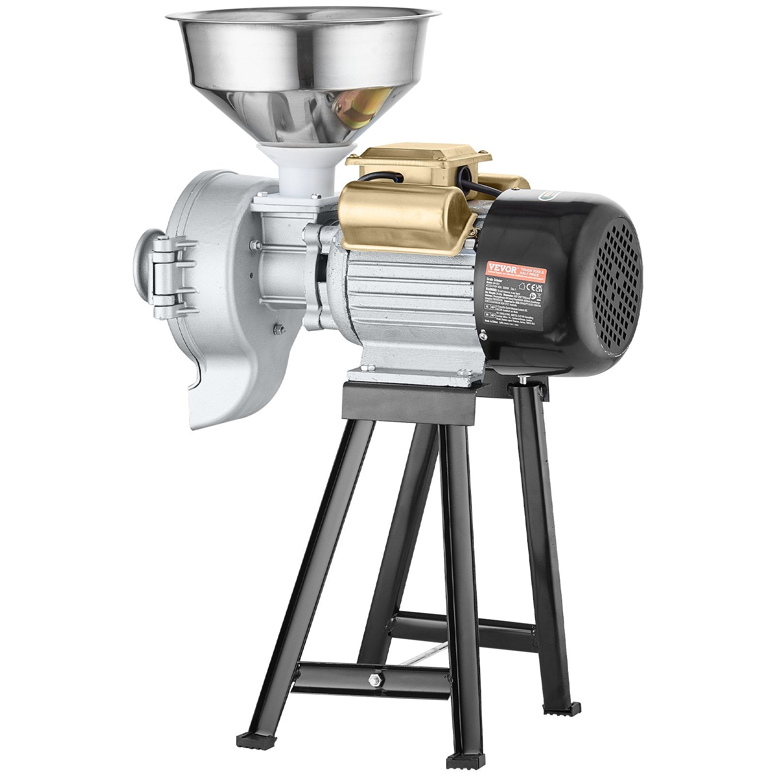 Gardening Tools: VEVOR 3000W Electric Grain Grinder Corn Wheat Flour Cereal Mill Wet & Dry