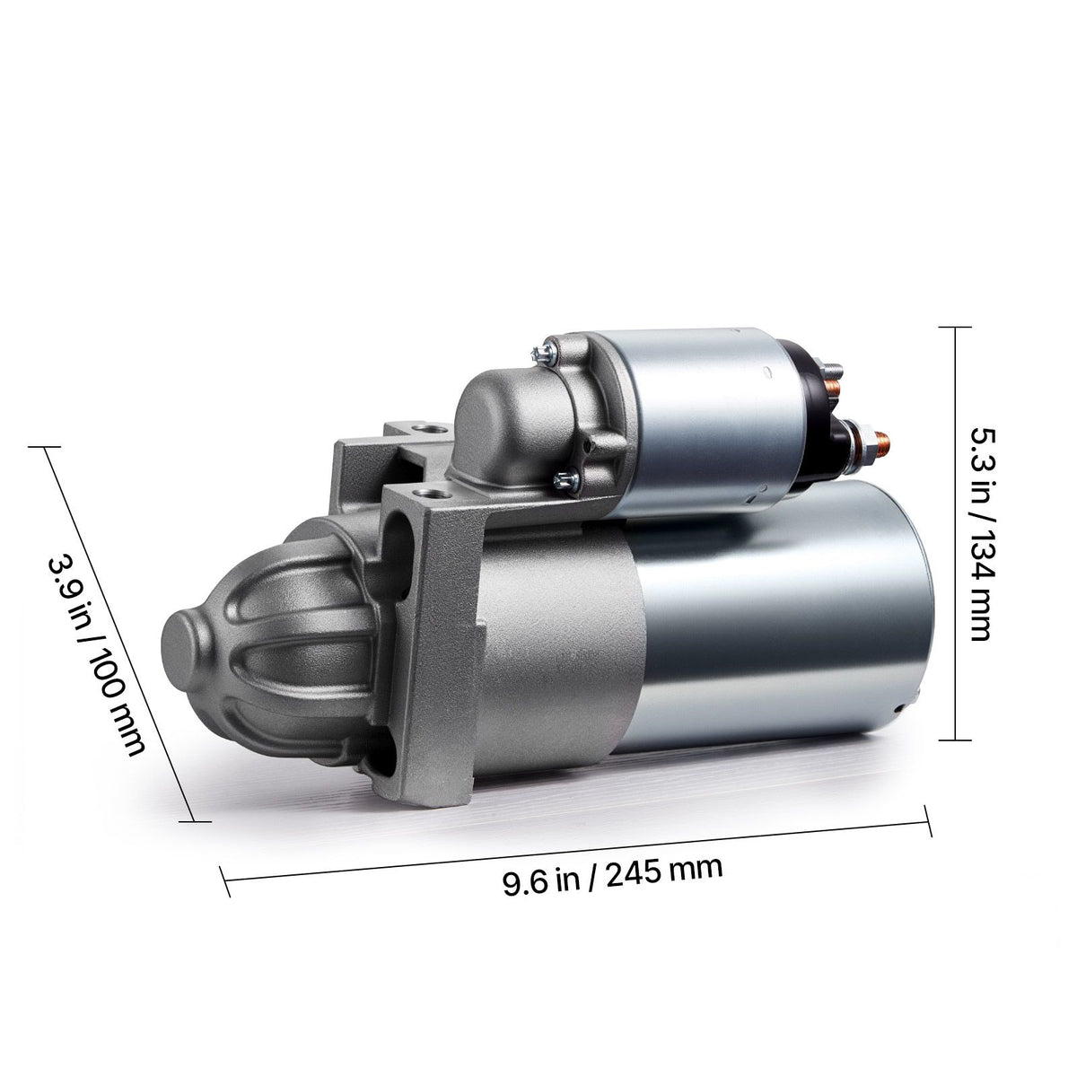 Starter 6449, Starter Motor Replacement Compatible with Oldsmobile Bravada V6 4.3L 96-98, Isuzu Hombre V6 4.3L 97-98, GMC Yukon XL 2500 V8 8.1L 01-02, OEM 106449L 12564108 9000879 410-12153R