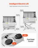 Pet Grooming Supplies: VEVOR 127 cm Electric Dog Grooming Bath Tub Stainless Steel w Water Filter
