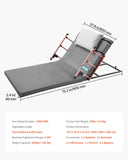 Automotive Parts: VEVOR Electric Lifting Backrest 136 kg 4-68° Adjustable with Folable Guardrail, 1910 x 960 mm