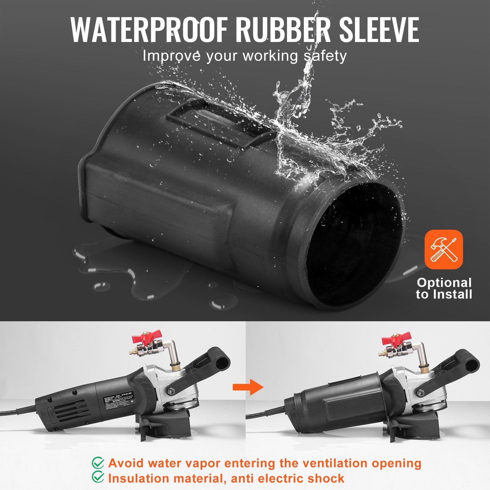 Nail Care: VEVOR Wet Stone Polisher 4-Inch Electric Granite Polisher with 6 Speed & 7 Pads
