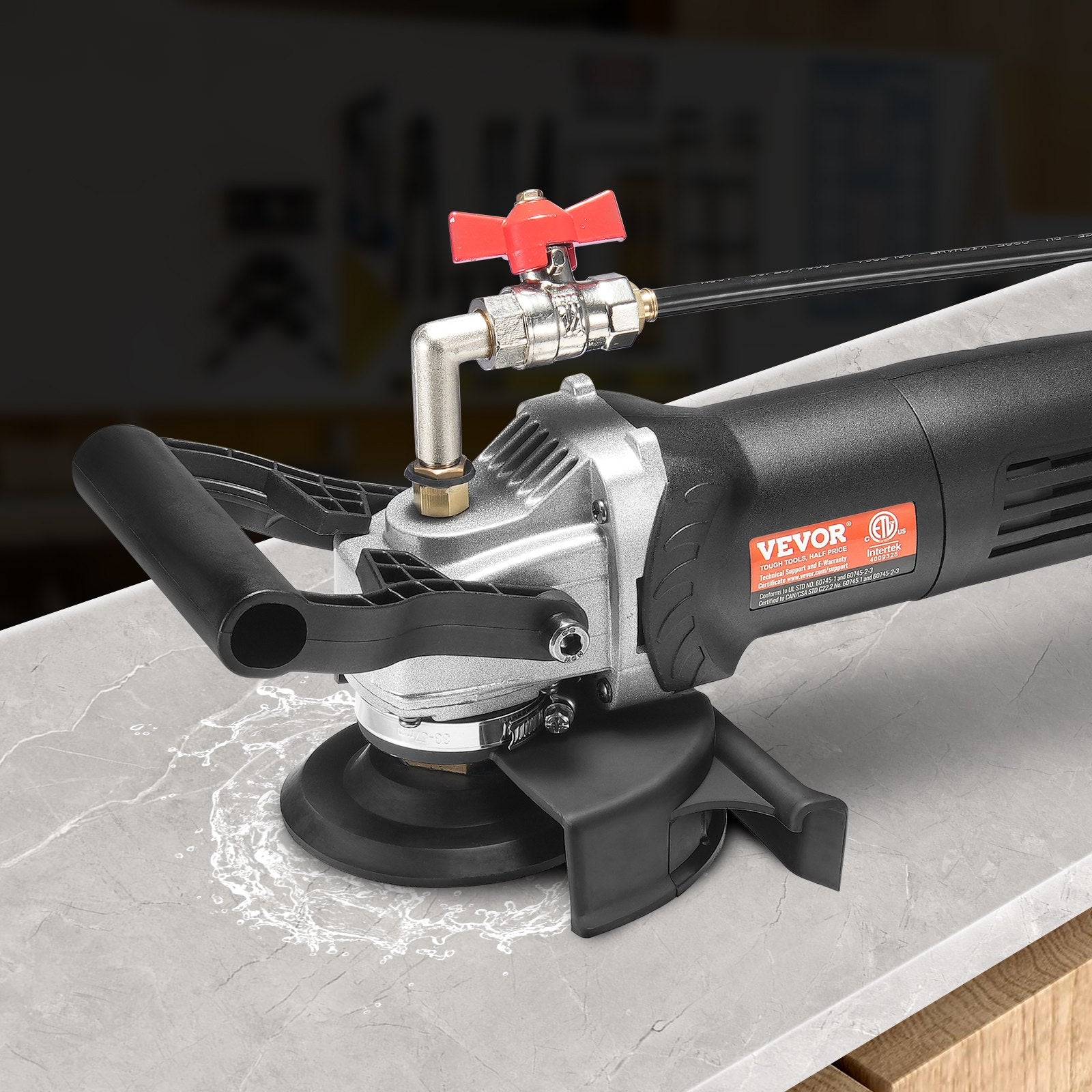 Nail Care: VEVOR Wet Stone Polisher 4-Inch Electric Granite Polisher with 6 Speed & 7 Pads