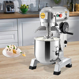 Food Mixers & Blenders: VEVOR Commercial Stand Mixer, 850W Heavy Duty Electric Food Mixer, 15Qt Stainless Steel Bowl with 3 Speeds Adjustable 113/184/341 RPM, Dough Hook Whisk Beater Included, Perfect for Bakery Pizzeria