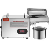 Speciality Appliances: VEVOR Electric Oil Press Machine, 850W Stainless Steel Oil Extractor Machine, Adjustable Temperature, Hot Press Oil Expeller for Pressing Peanuts, Sesame Seeds, Rapeseed, Tea Seeds