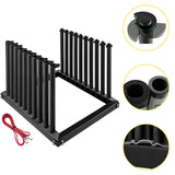 Automotive Decor: VEVOR Windshield Rack 9-Lite, Windshield Truck Rack Steel, Windshield Glass Rack 24-Inch Height, Windshield Rack for Truck with PVC Pad & Foam Padding, Glass Rack for Truck, for Glass Transportation