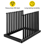Automotive Decor: VEVOR Windshield Rack 9-Lite, Windshield Truck Rack Steel, Windshield Glass Rack 24-Inch Height, Windshield Rack for Truck with PVC Pad & Foam Padding, Glass Rack for Truck, for Glass Transportation